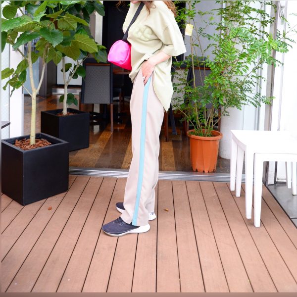 PANTS：スウェットサイドラインパンツ