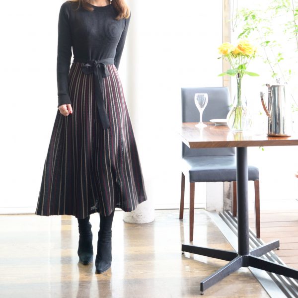 TOPS：ニットワンピース