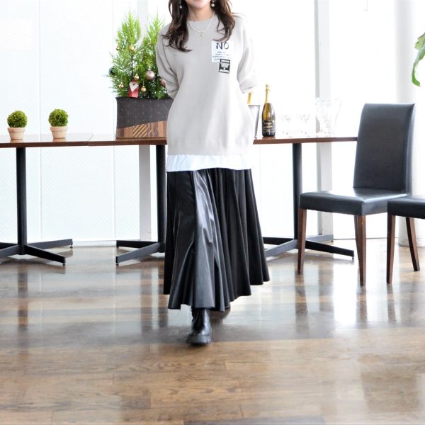 TOPS：ドッキングモールニット