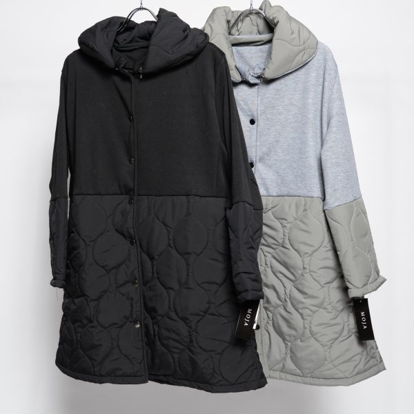 OUTER：裏起毛×キルティングコート